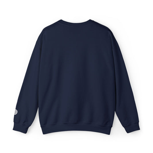 Crewneck Sweatshirt —  Script Galloway Navy Minimalist Pullover
